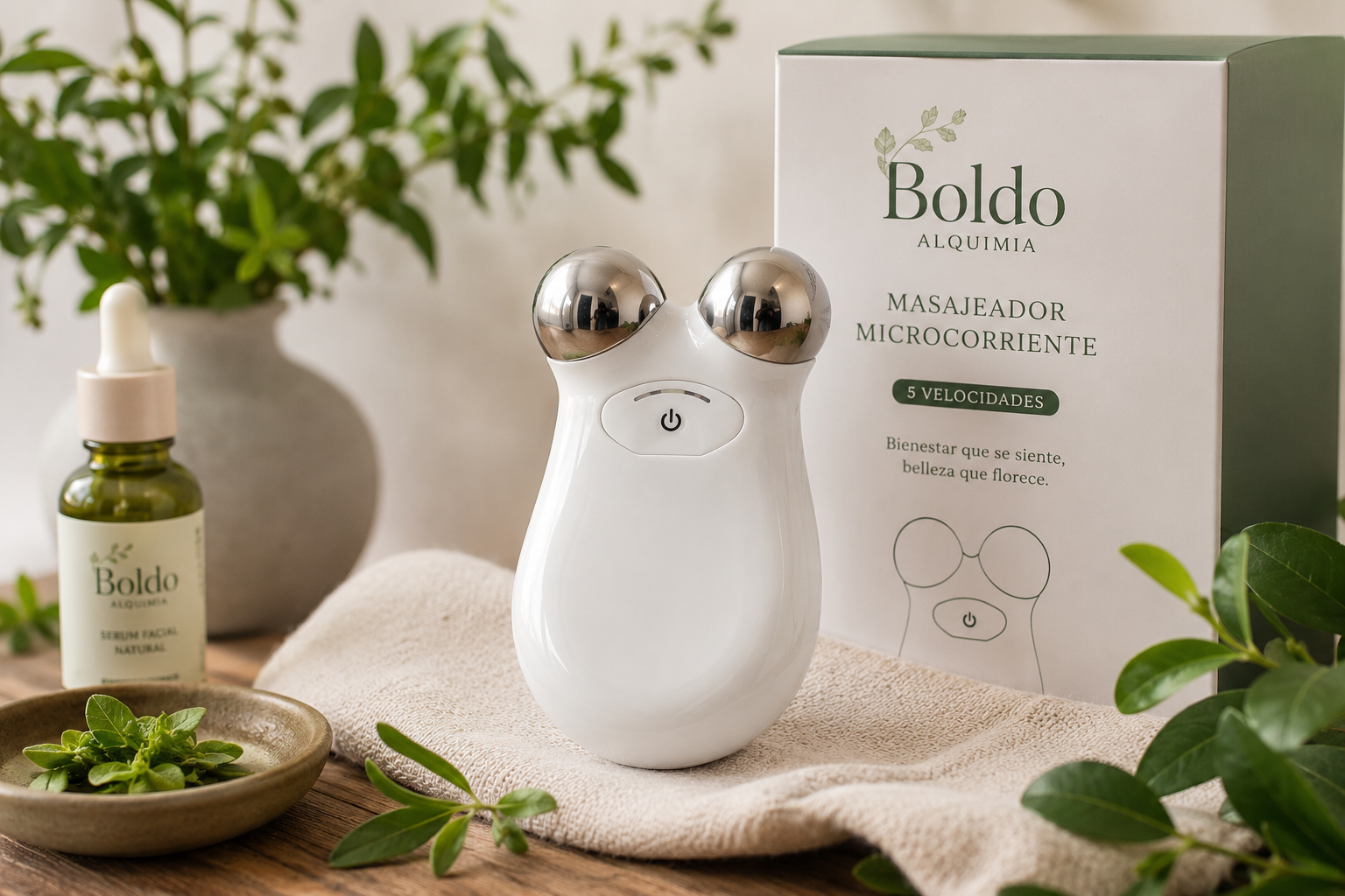 MASAJEADOR MICROCORRIENTE 5 VELOCIDADES